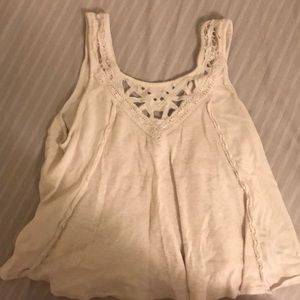 Low back cut tank top